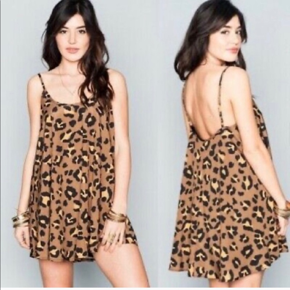SMYM leopard print swing dress